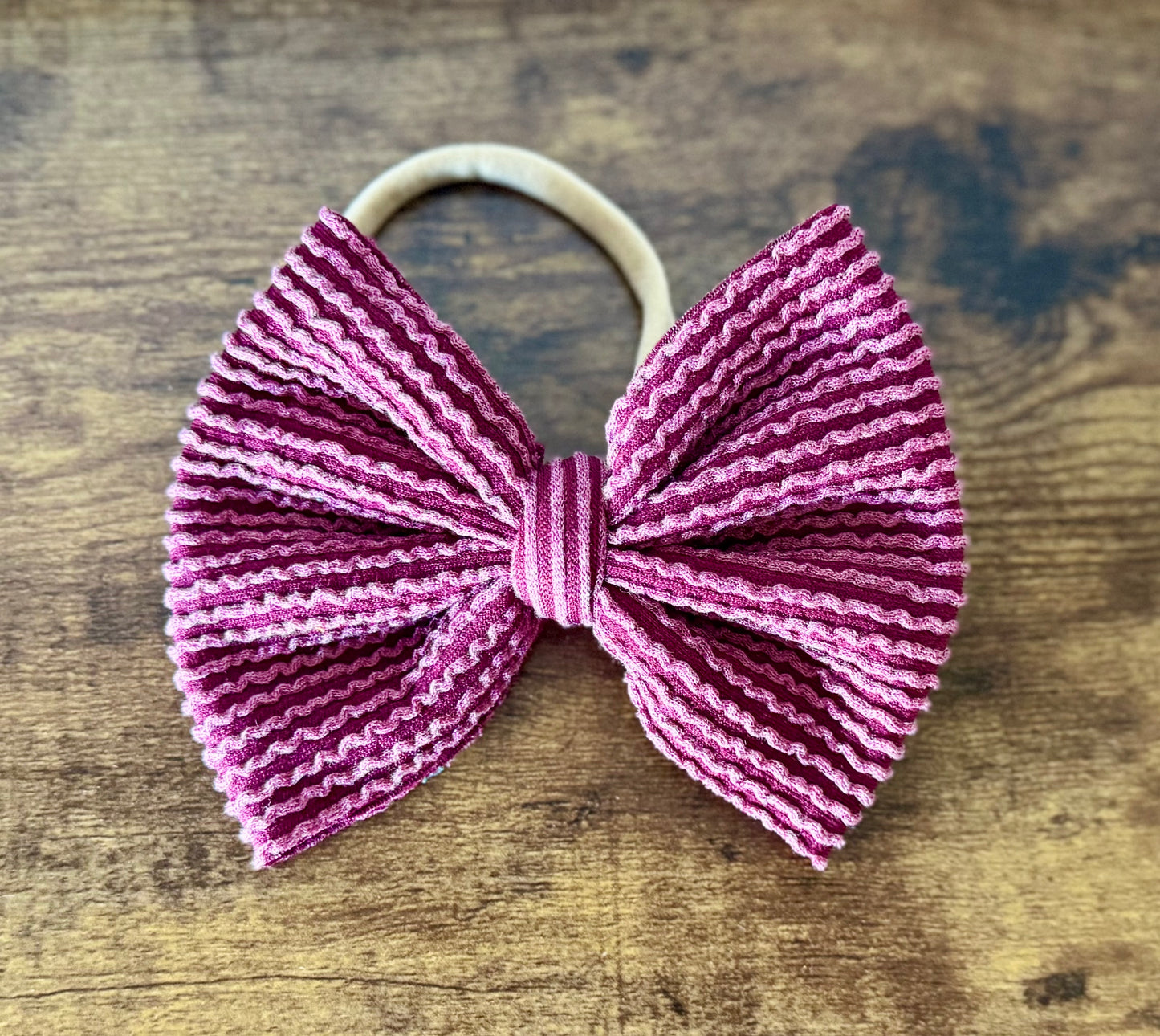 Cranberry Big Bow