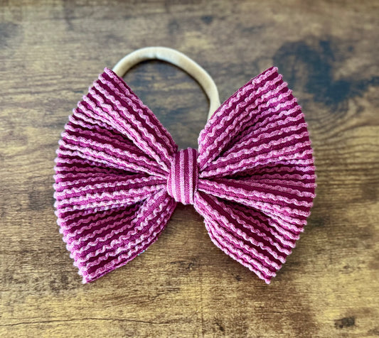Cranberry Big Bow