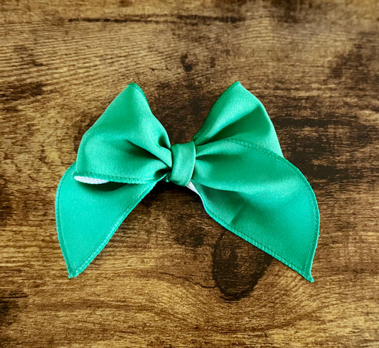 Green Sailor Bow