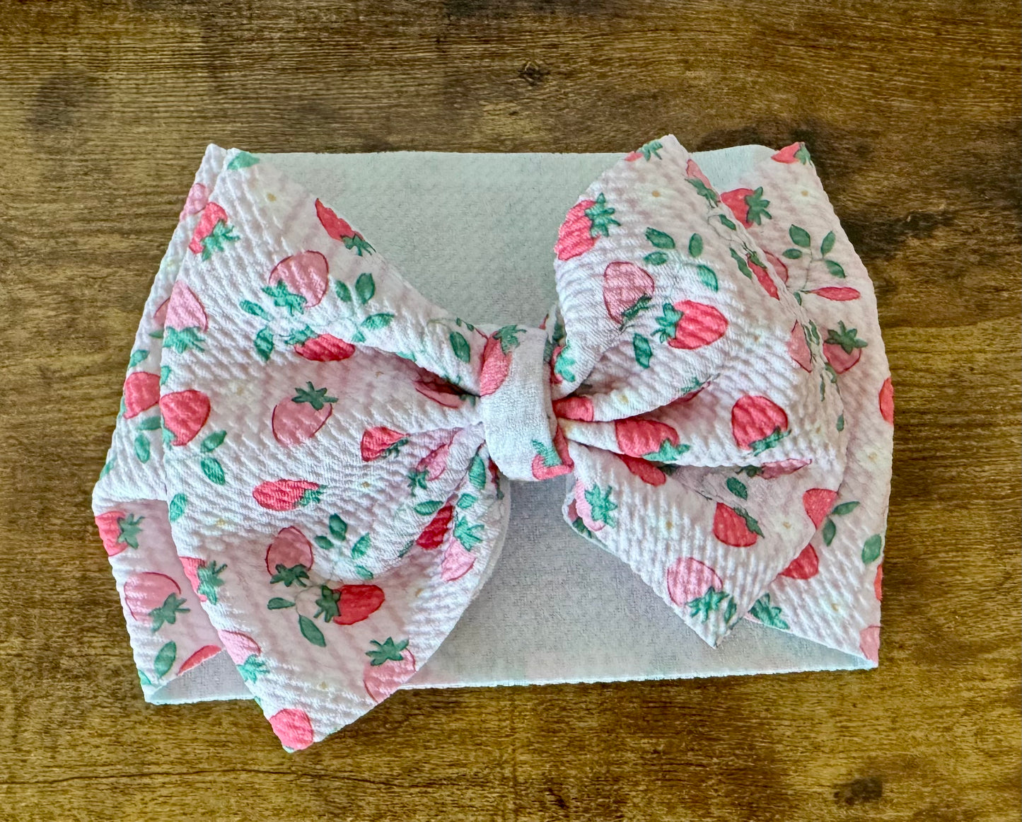 Sweet Strawberries Head Wrap