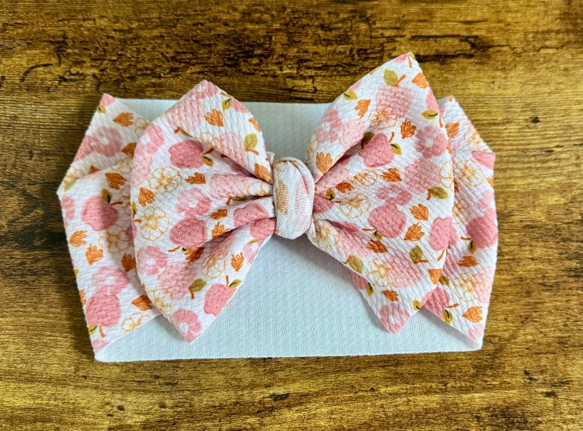 Autumn Apples Head Wrap - EmZo BowsHead wrap
