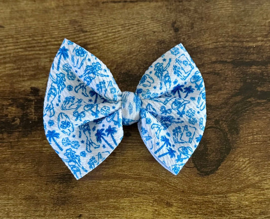 Beach Cowgirl Bow - EmZo Bowsbow
