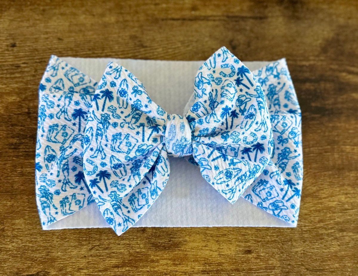 Beach Cowgirl Head Wrap - EmZo BowsHead wrap