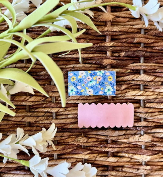 Blue Spring Clip Set - EmZo BowsClip Set