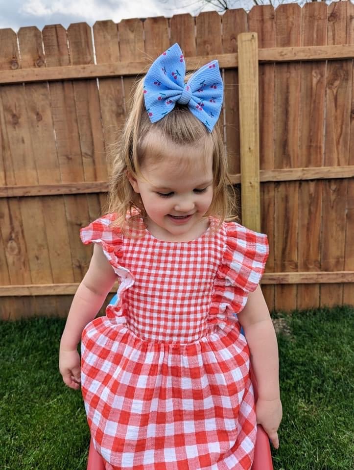 Cherry Big Bow - EmZo BowsBig Bow