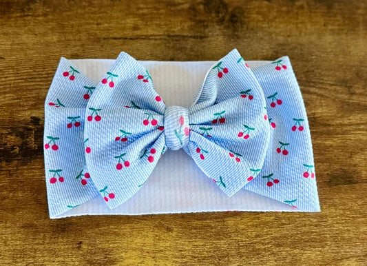 Cherry Head Wrap - EmZo BowsHead wrap