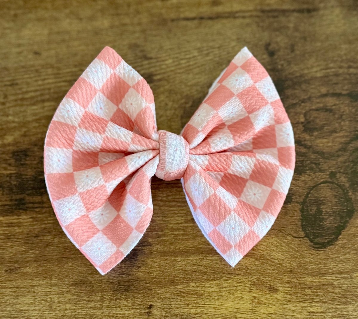 Daisy Checkers Big Bow - EmZo BowsBig Bow