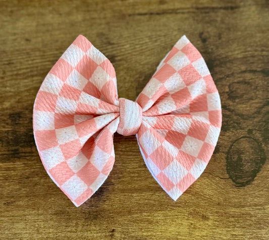 Daisy Checkers Big Bow - EmZo BowsBig Bow