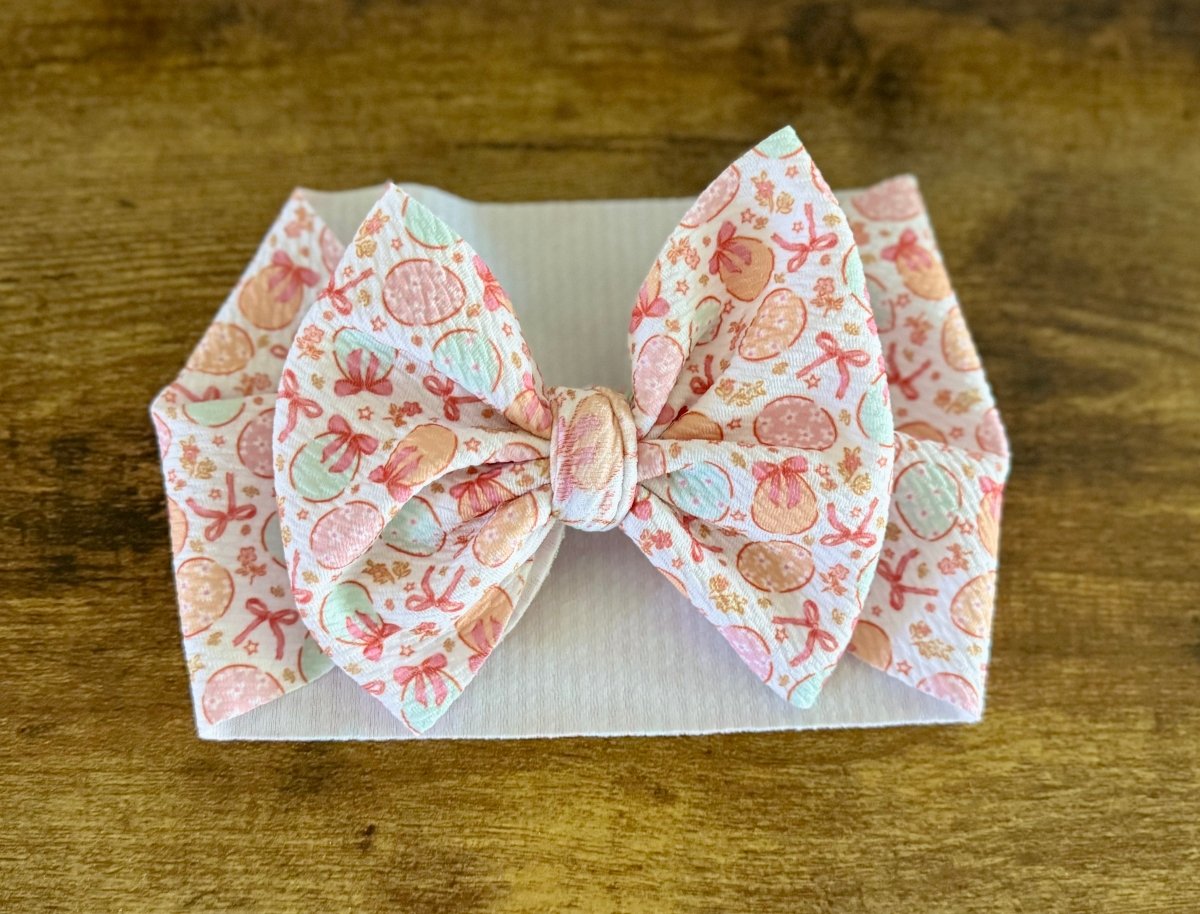 Easter Eggs Head Wrap - EmZo BowsHead wrap