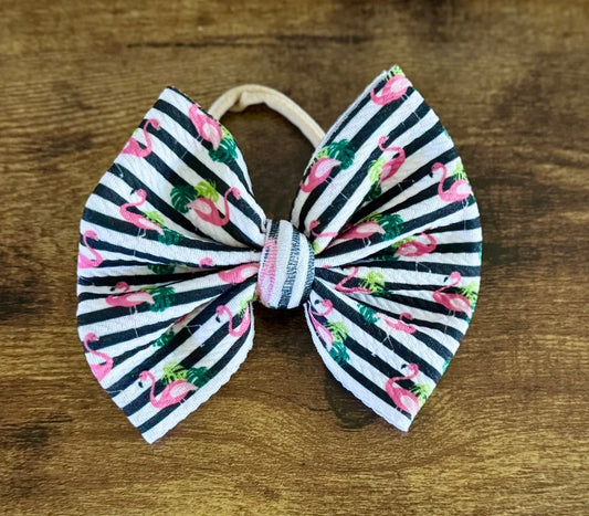 Flamingo Big Bow - EmZo BowsBig Bow