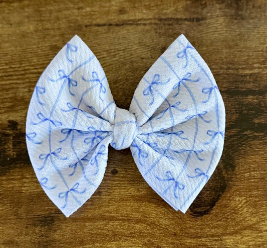 Forget Me Not Big Bow - EmZo BowsBig Bow