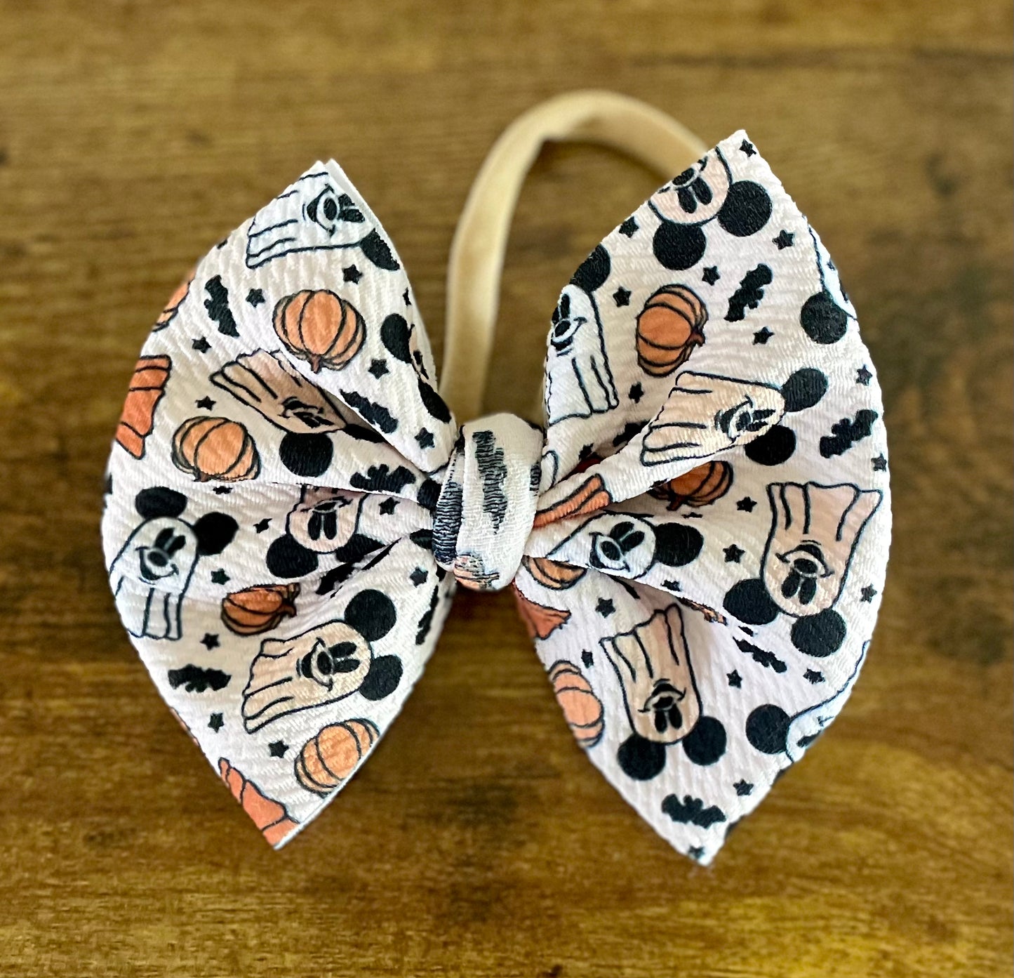 Ghost Mouse Big Bow