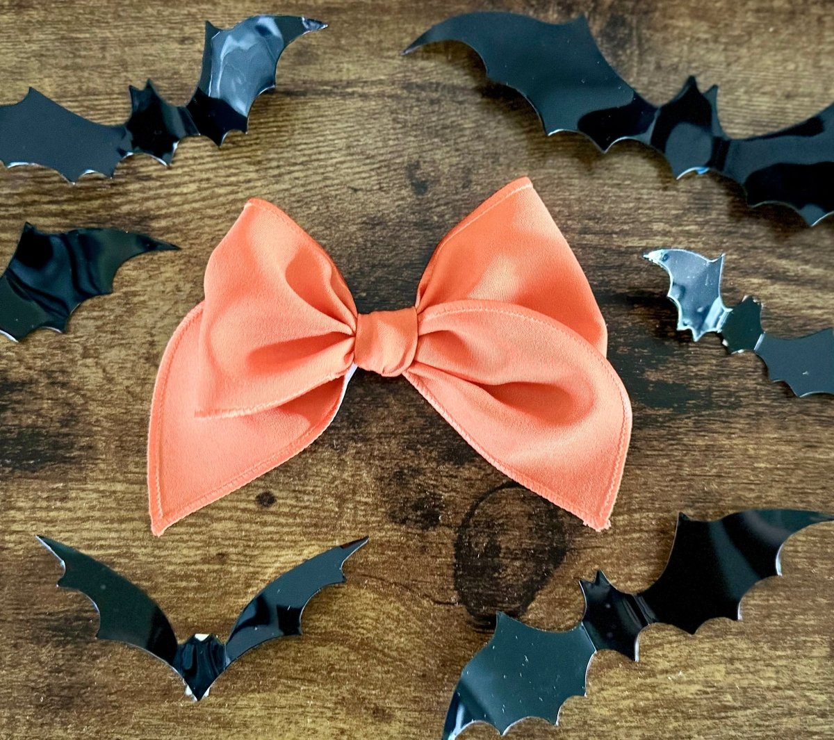 Orange Sailor Bow - EmZo BowsSailor bow