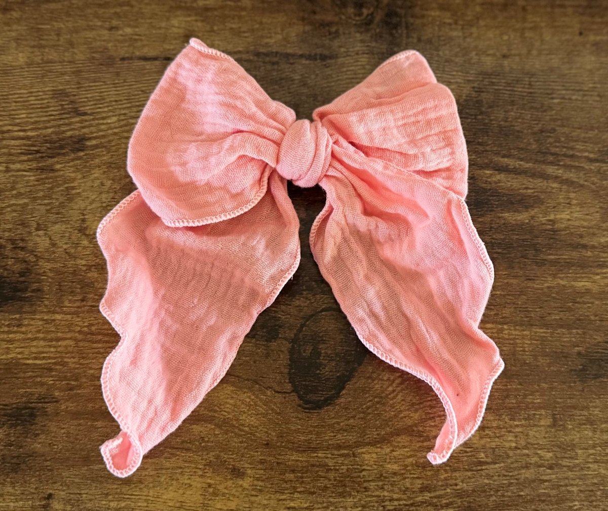 Peach Sailor Bow - EmZo BowsSailor bow