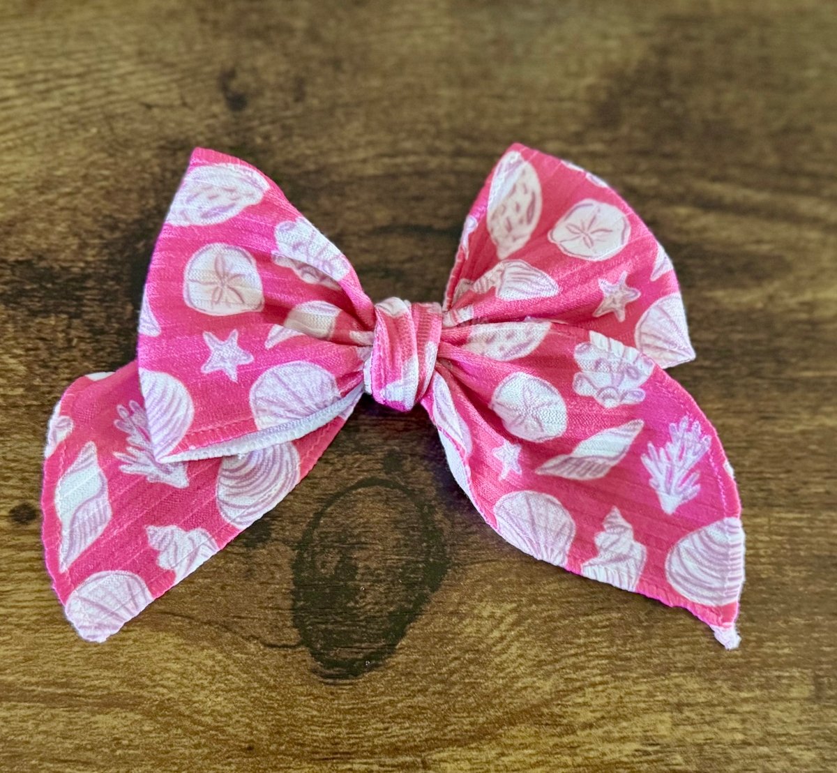 Pink Shells Sailor Bow - EmZo BowsSailor bow