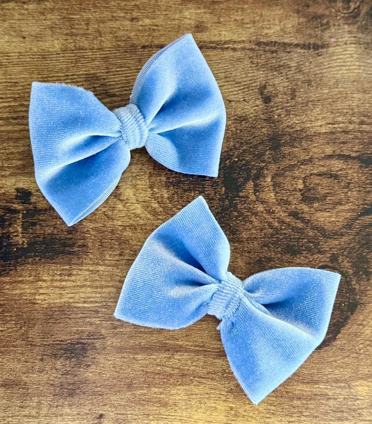 Sky Velvet Dainty Set - EmZo Bowsdainty