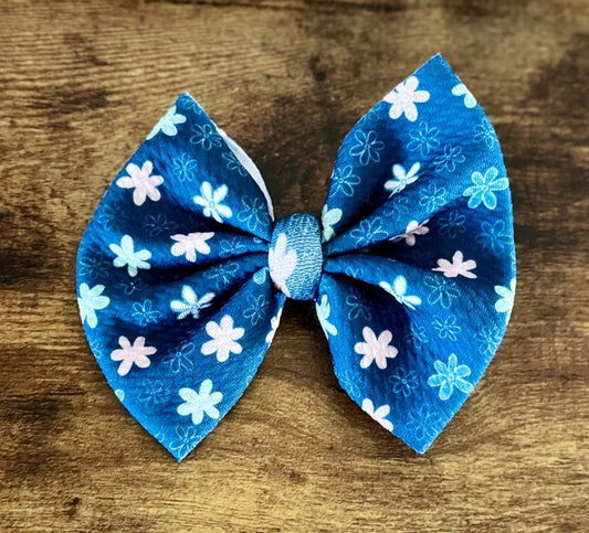 Spring Flowers Big Bow - EmZo BowsBig Bow