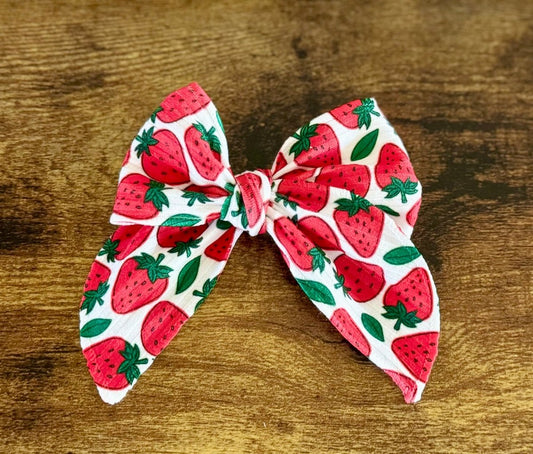 Strawberry Sailor Bow - EmZo BowsSailor bow