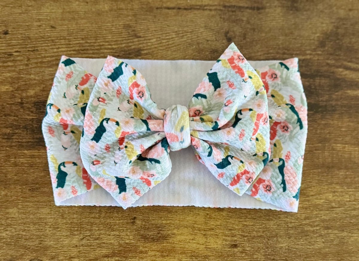 Toucans Head Wrap - EmZo BowsHead wrap