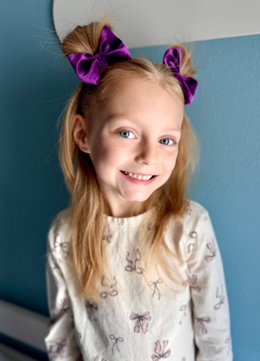 Violet Velvet Dainty Set - EmZo Bowsdainty