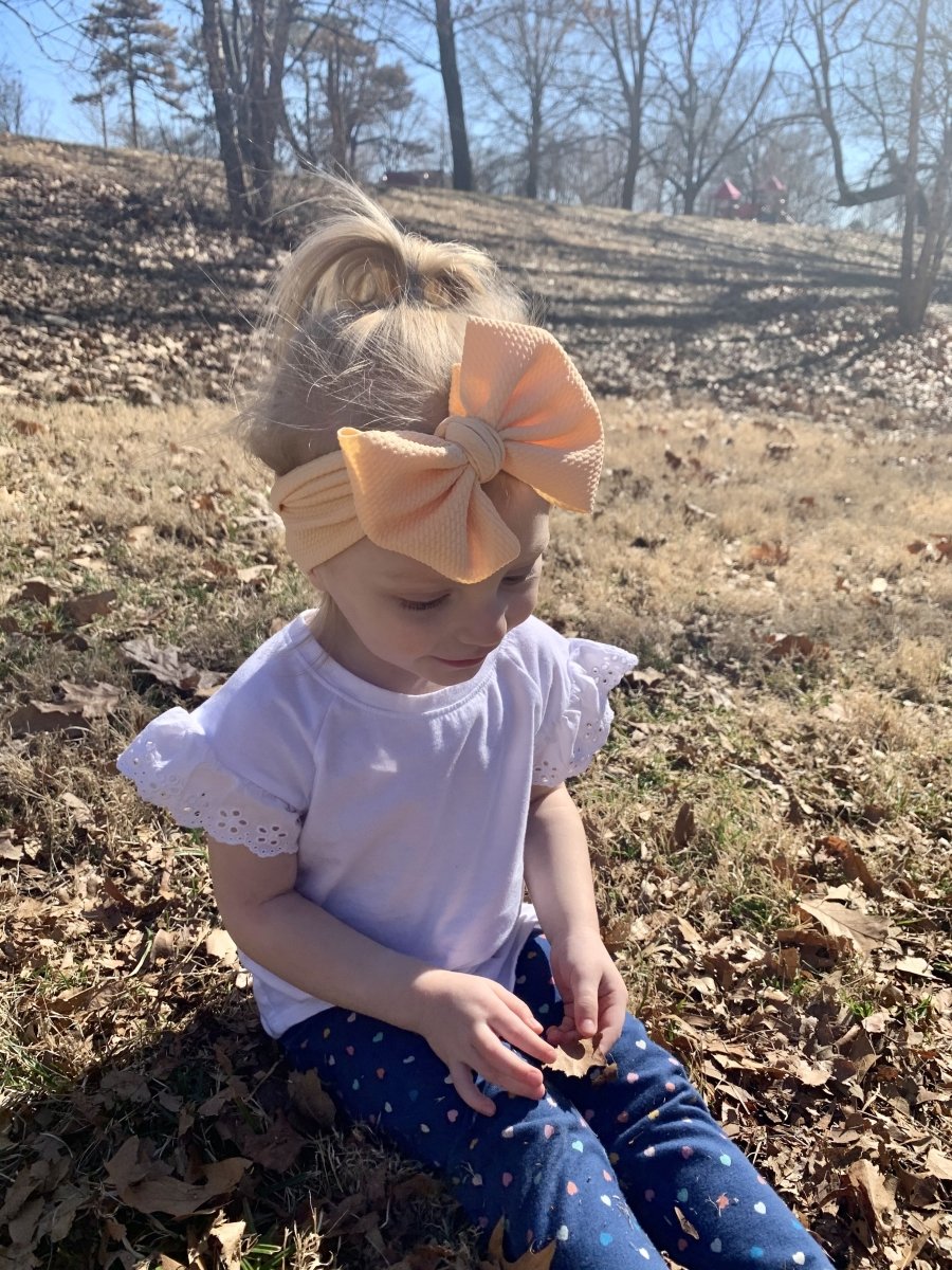 Apricot Head Wrap - EmZo BowsHead wrap