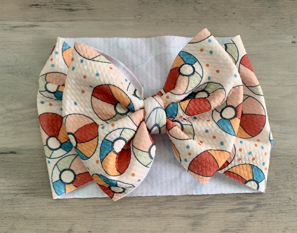 Beach Ball Head Wrap - EmZo BowsHead wrap