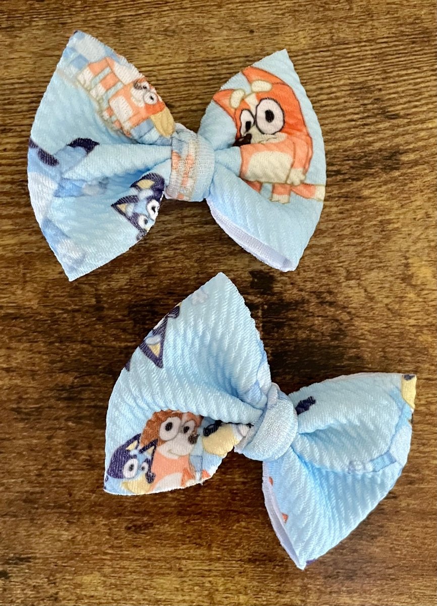 Blue Dog Dainty Set - EmZo Bowsdainty