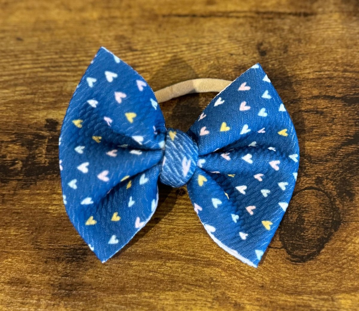 Blue Valentine Bow - EmZo Bowsbow