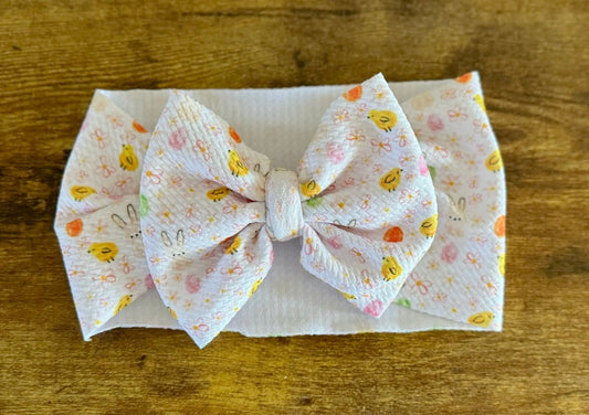Bunnies & Chicks Head Wrap - EmZo BowsHead wrap