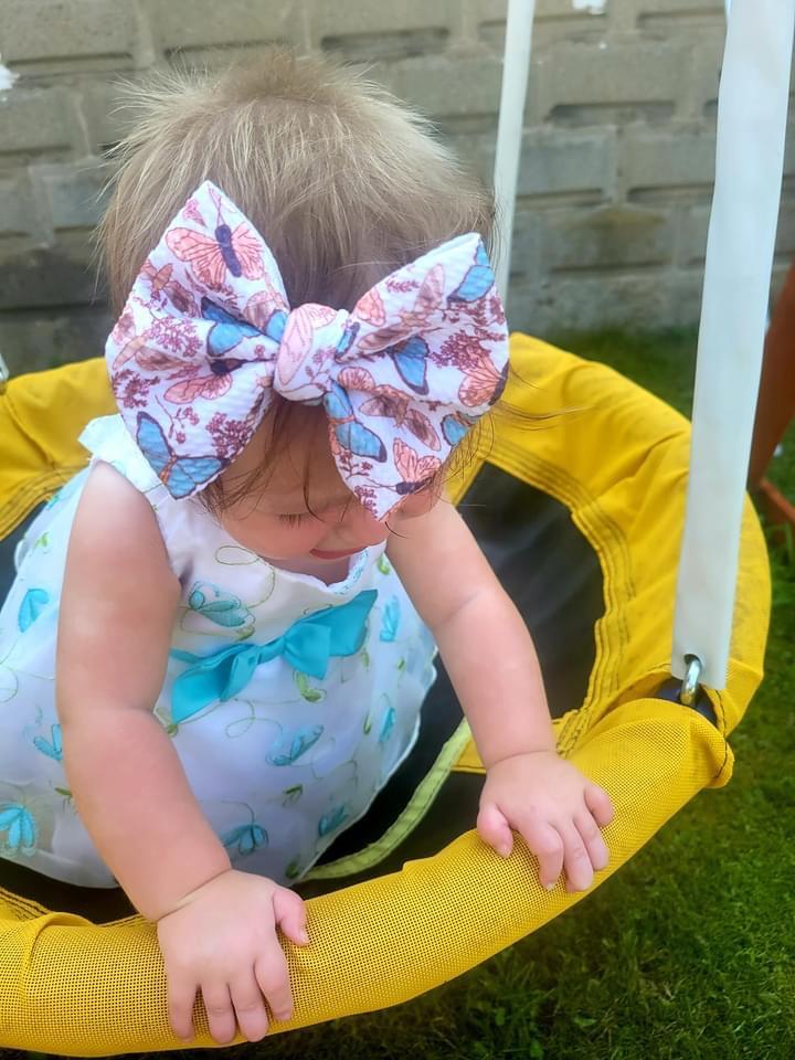 Butterfly Garden Bow - EmZo Bowsbow