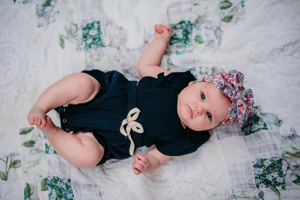 Butterfly Garden Head Wrap - EmZo BowsHead wrap
