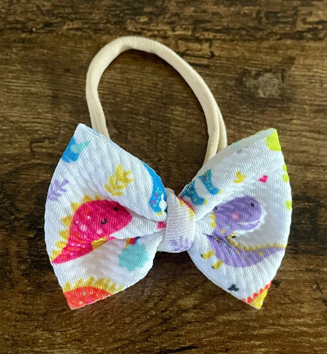 Dinos Newborn Bow - EmZo Bowsnewborn bow
