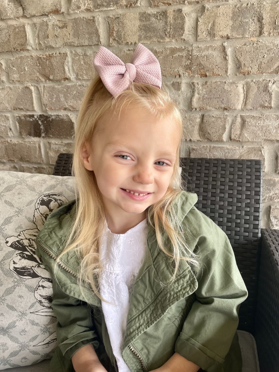 Dusty Lavender Bow - EmZo Bowsbow
