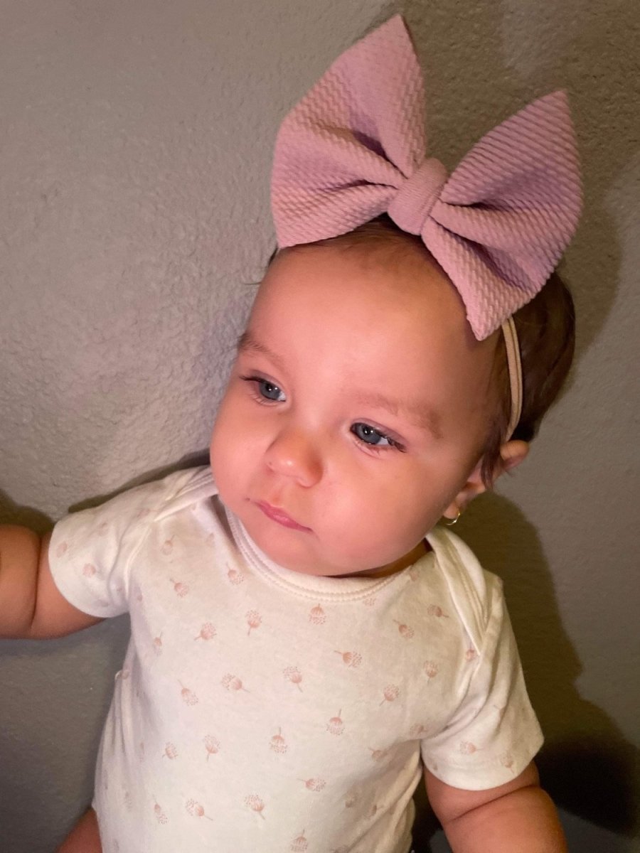 Dusty Lavender Bow - EmZo Bowsbow