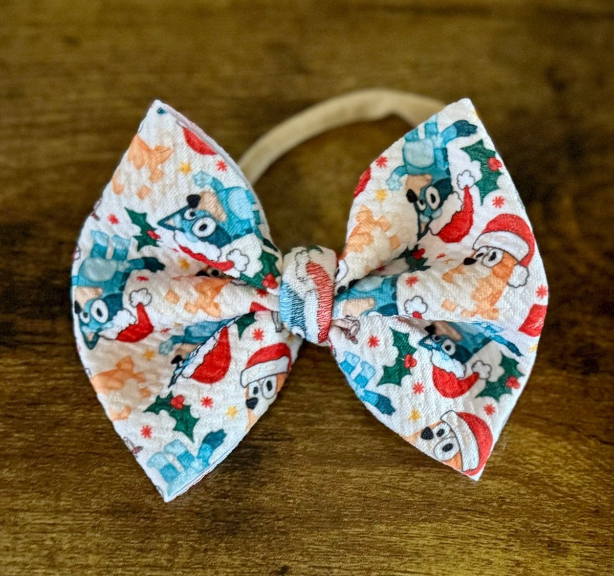Holiday Dog Bow - EmZo Bowsbow