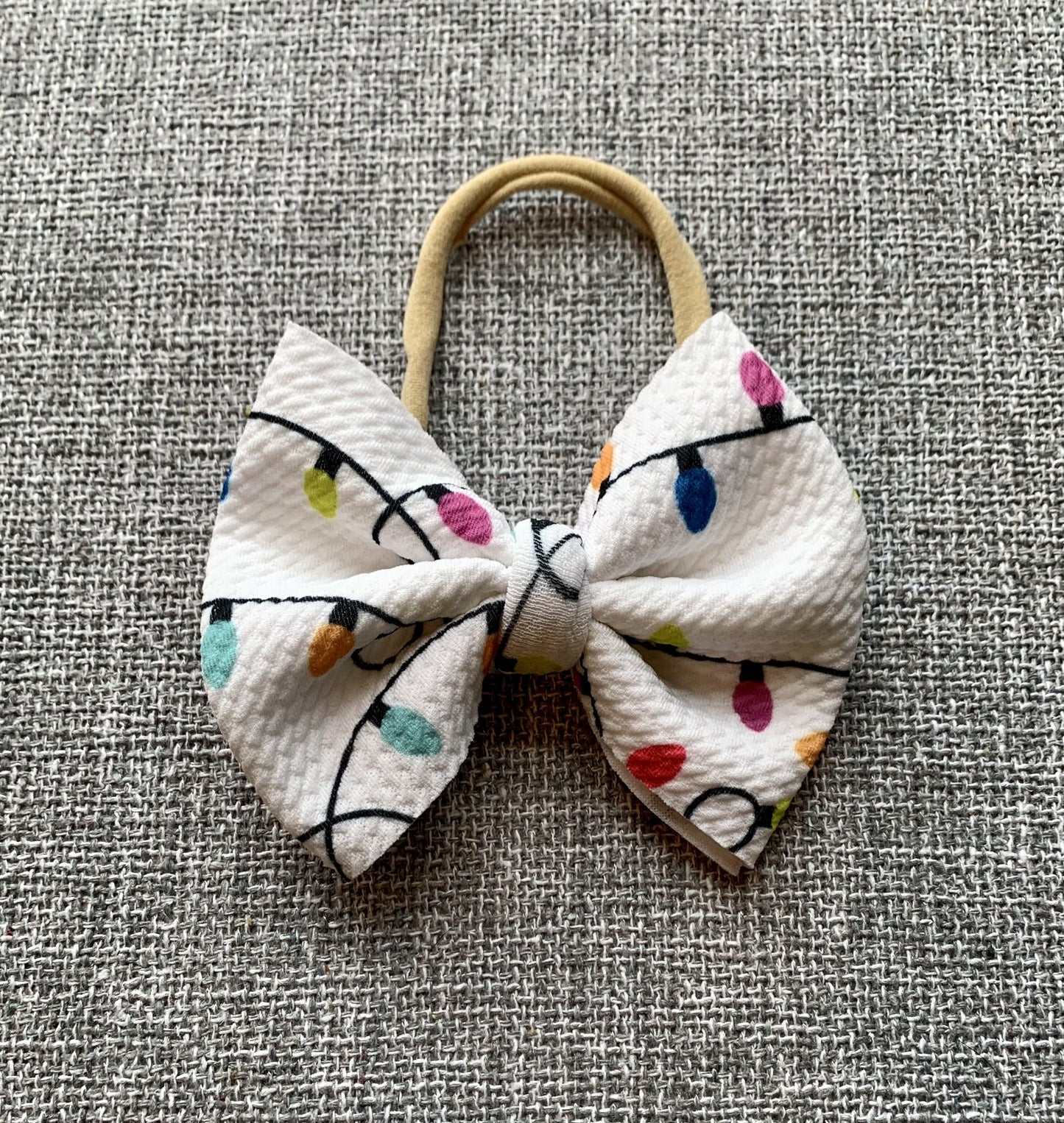 Holiday Lights Bow - EmZo Bows