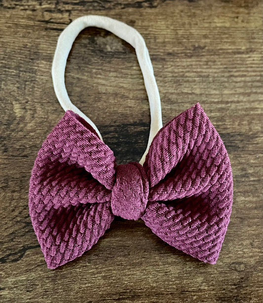 Marsala Newborn Bow