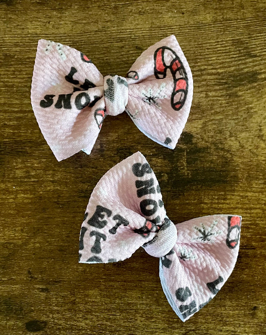 Candy Cane Snow Dainty Set