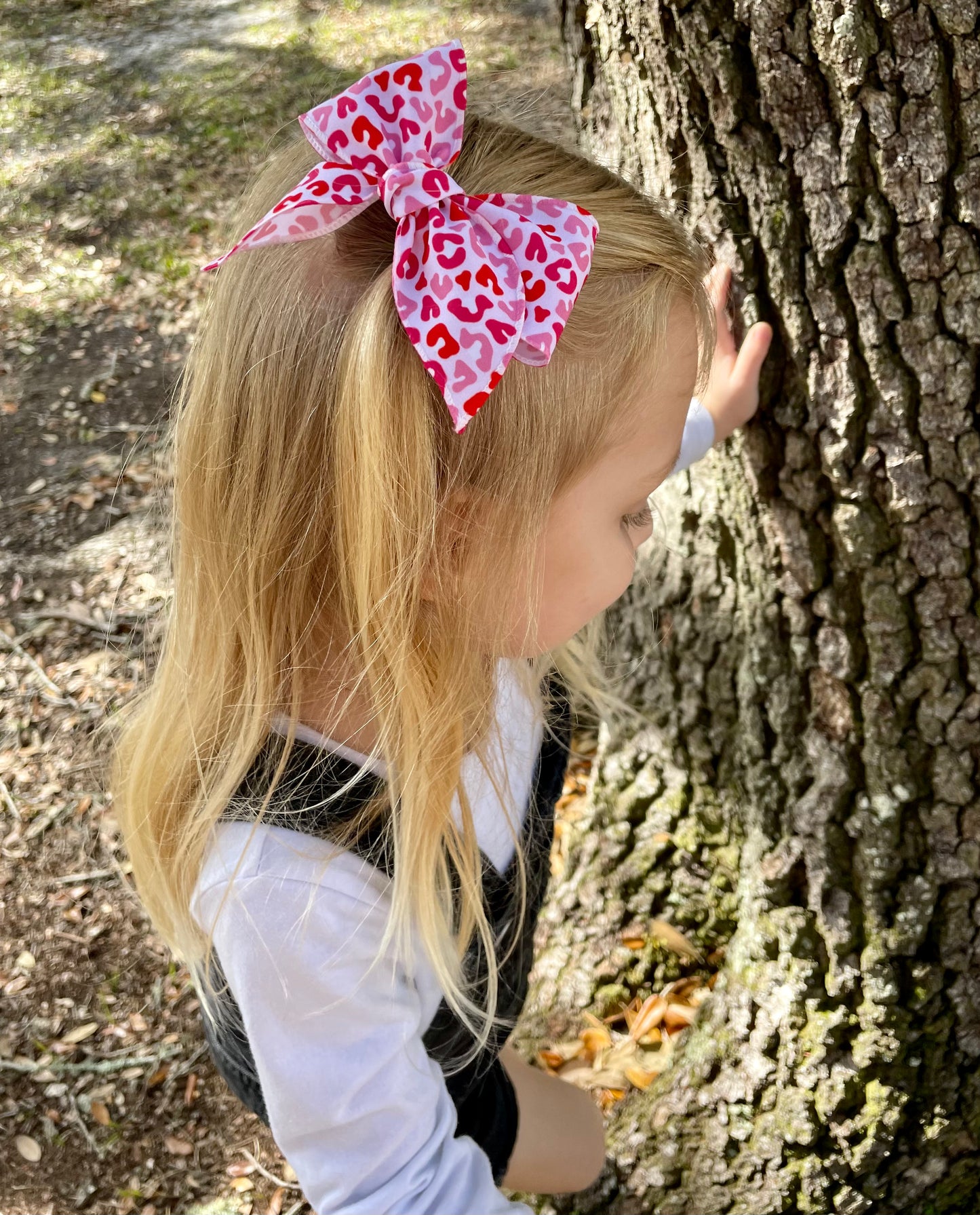 Pink Leopard Sailor Bow