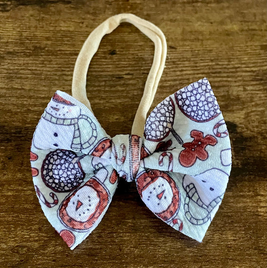 Hot Cocoa Newborn Bow