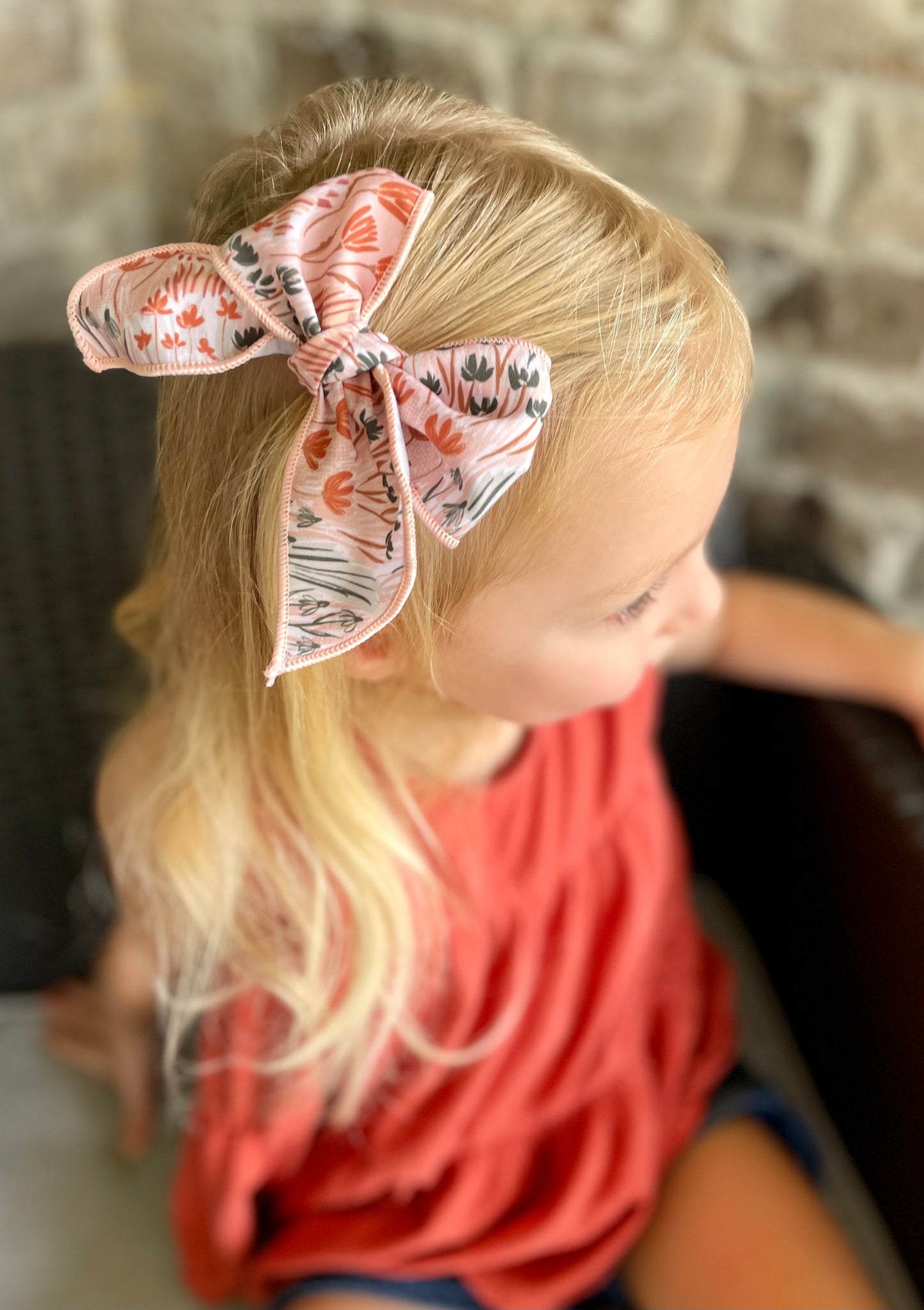 Autumn Floral Sailor Bow