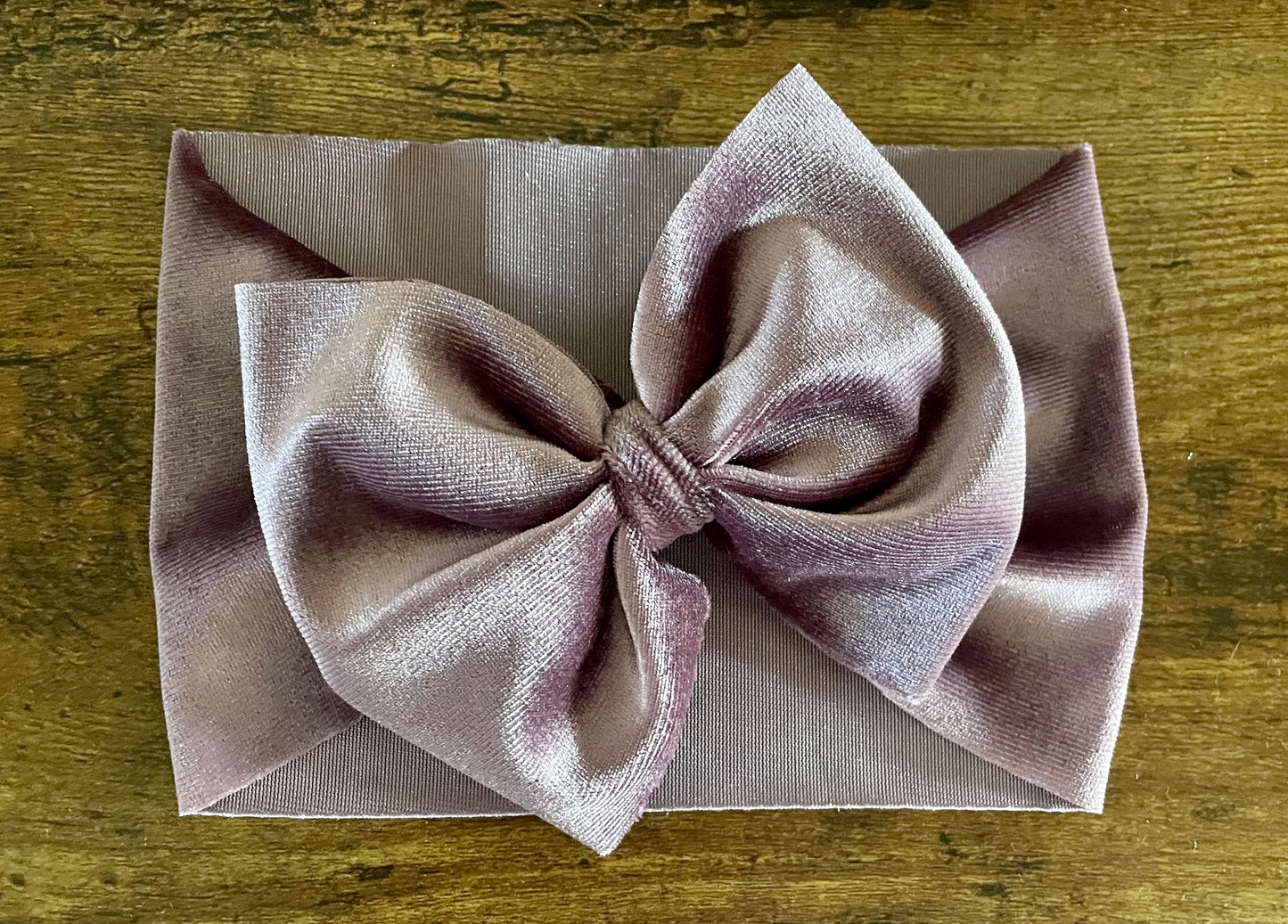 Lavender Velvet Head Wrap