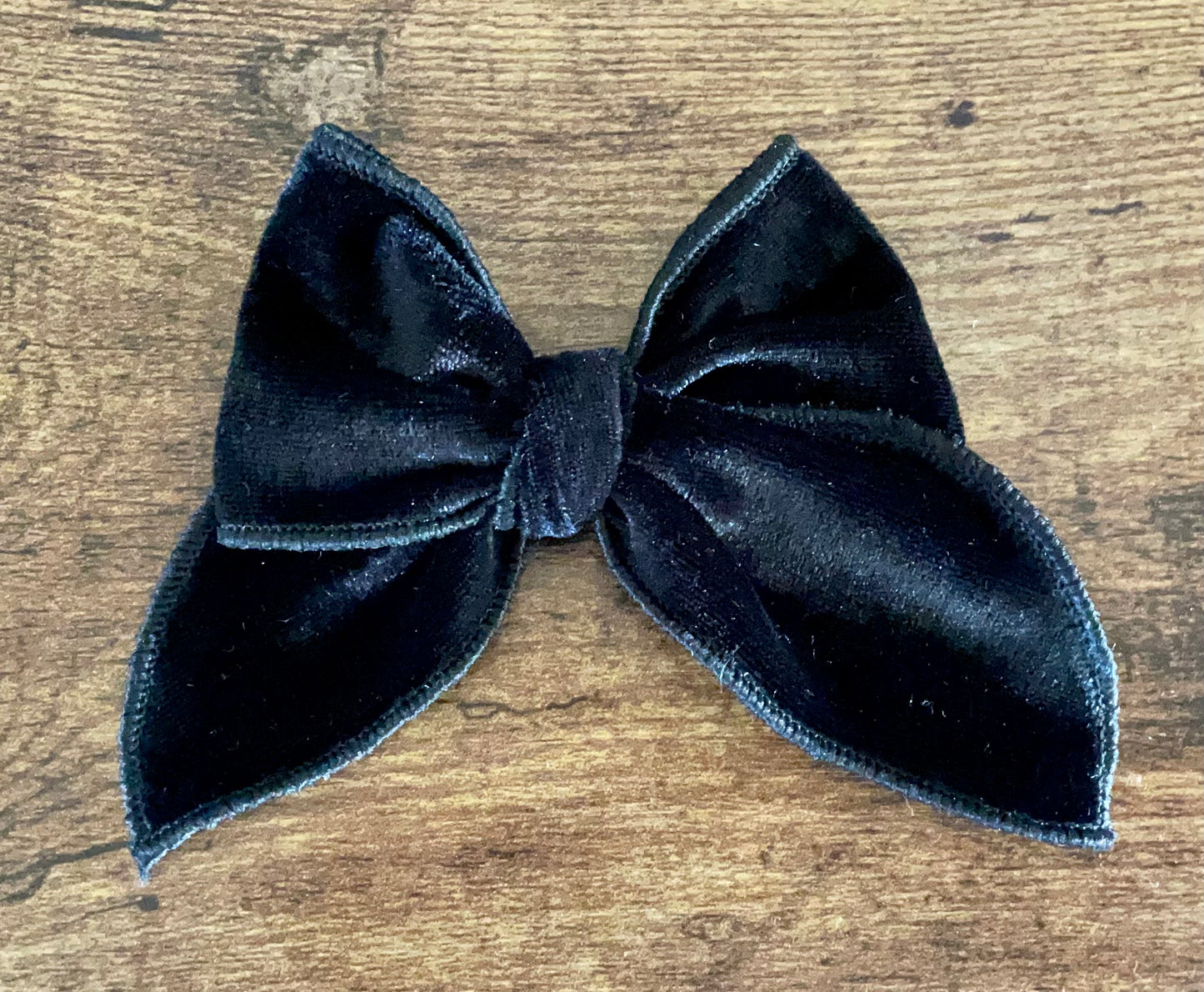Black Velvet Sailor Bow