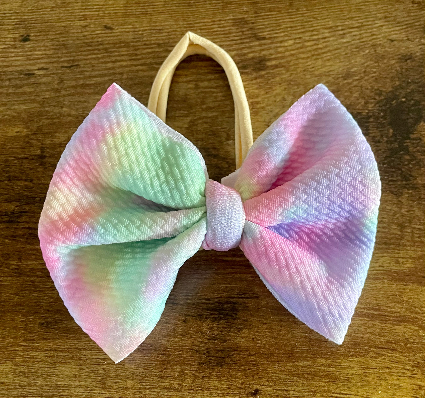 Pastel Swirl Bow