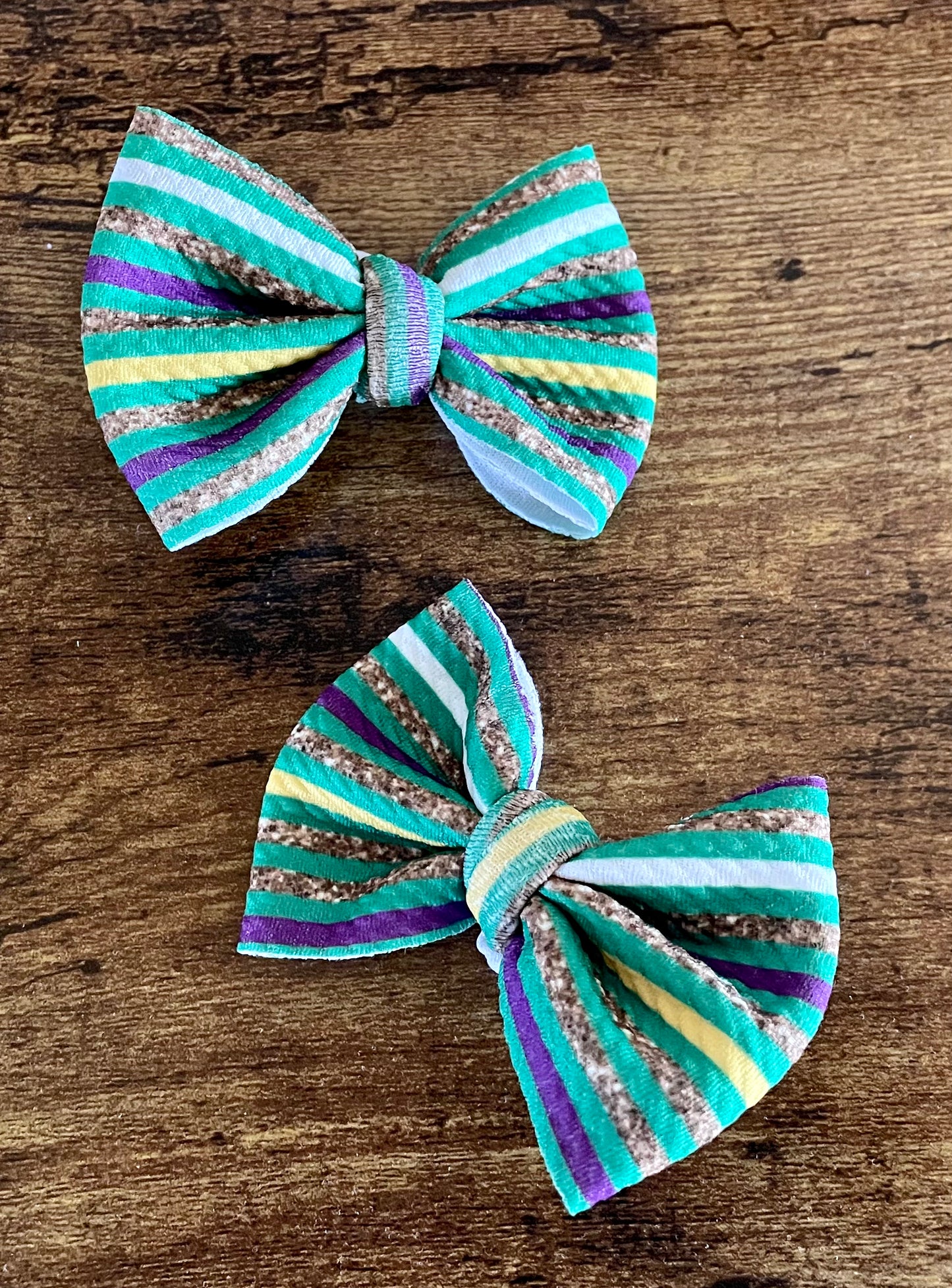 Mardi Gras Stripes Dainty Set