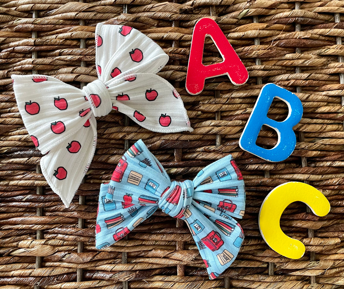 Back 2 School Sailor Bow