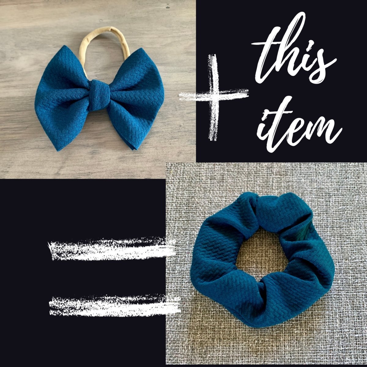 Make it a Scrunchy! - EmZo BowsScrunchy