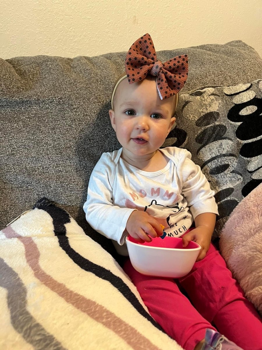 Mocha Dots Bow - EmZo Bowsbow