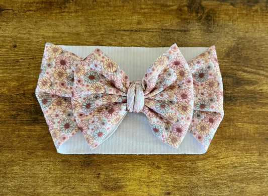 Pastel Florals Head Wrap - EmZo BowsHead wrap