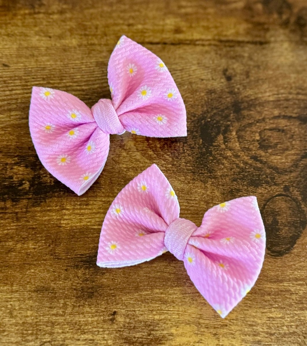 Pink Daisy Dainty Set - EmZo Bowsdainty